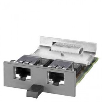 SCALANCE X accessory; Media module MM992-2CU; 2x 10/100/1000 Mbit/s RJ45 ports SCALANCE X accessory; Media module MM992-2CU; 2x 10/100/1000 Mbit/s RJ45 ports