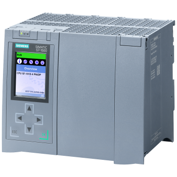 SIMATIC S7-1500, CPU 1518-4 PN/DP, Central processing unit with work memory 4 MB for program and 20 MB for data