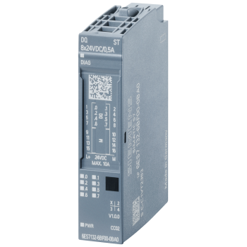 SIMATIC ET 200SP, digital output module, DQ 8x 24VDC/0.5A High Feature