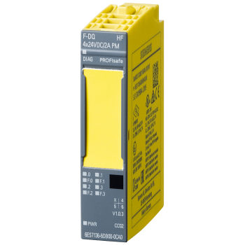 SIMATIC DP, Electronics module for ET 200SP, F-DQ 4X24 V DC/2A