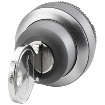 key-operated switch for extension units, 22mm, round