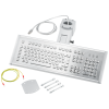 USB keyboard INT for 16:9 PRO devices, in stainless steel