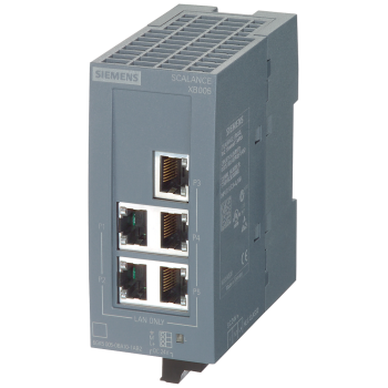 SCALANCE XB005G unmanaged Industrial Ethernet Switch for 10/100/1000 Mbit/s; for setting up small star and line topologies; LED diagnostics SCALANCE XB005G unmanaged Industrial Ethernet Switch for 10/100/1000 Mbit/s; for setting up small star and line topologies; LED diagnostics