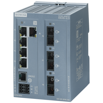 SCALANCE XB205-3LD managed Layer 2 IE Switch 5x 10/100 Mbit/s RJ45 ports 3x SM FO SC port 1x console port