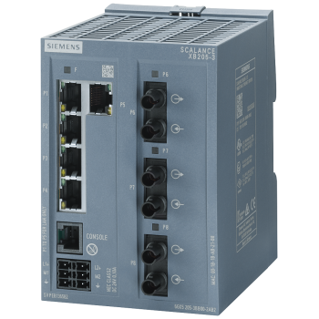 SCALANCE XB205-3 managed Layer 2 IE Switch 5x 10/100 Mbit/s RJ45 ports 3x MM FO ST-Port 1x console port