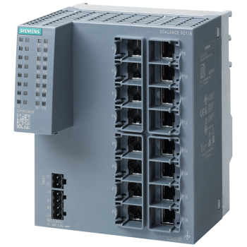 SCALANCE XC116, Unmanaged IE switch, 16x 10/100 Mbit/s RJ45 ports