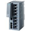 SCALANCE XC208 manageable layer 2 IE Switch; 8x 10/100 Mbit/s RJ45 ports; 1x console port; Diagnostic LED; Redundant power supply; Temp. range -40°C to +70 °C Mounting: Standard Mounting Rail/S7 Profile Rail/Wall Office redundancy functions features (RSTP