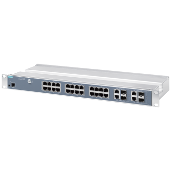 SCALANCE XR328-4C WG; managed IE switch; 19" rack; 24 x 10/100Mbit/s electrical ports