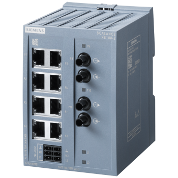 SCALANCE XB108-2 unmanaged IE switch, 8x 10/100 Mbit/s Ports