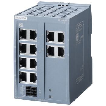 SCALANCE XB112 unmanaged IE switch, 12x 10/100 Mbit/s RJ45 ports
