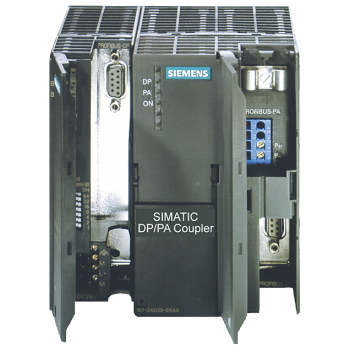 SIMATIC DP, distributed I/O Field device interface DP/PA coupler Ex version Ex(IA) 110 mA Field coupler between PROFIBUS DP and field bus segments to IEC 61158-2