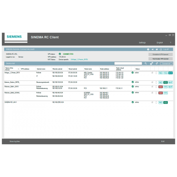 SINEMA RC client for 1 installation software, documentation on DVD